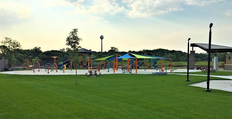 Cold Spring splash pad.