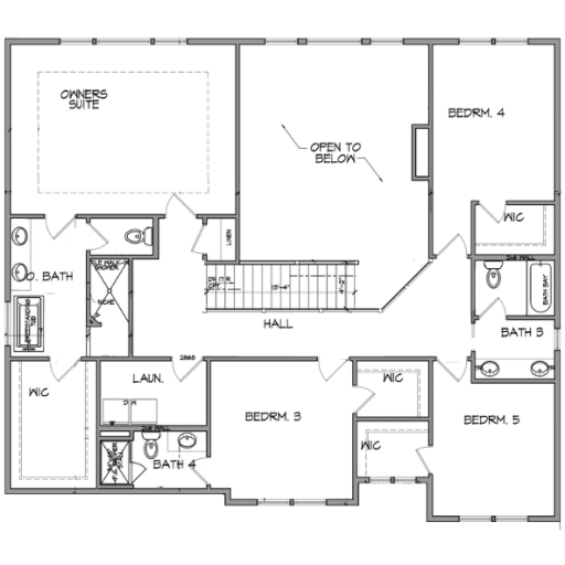 Upper Level Floor Plan