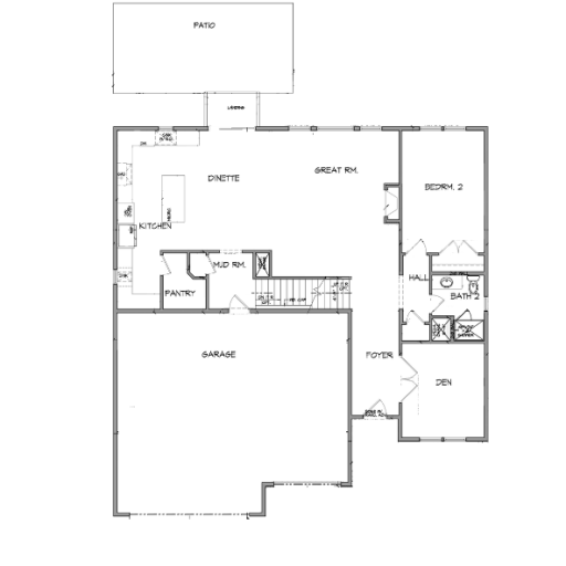 Main Level Floor Plan