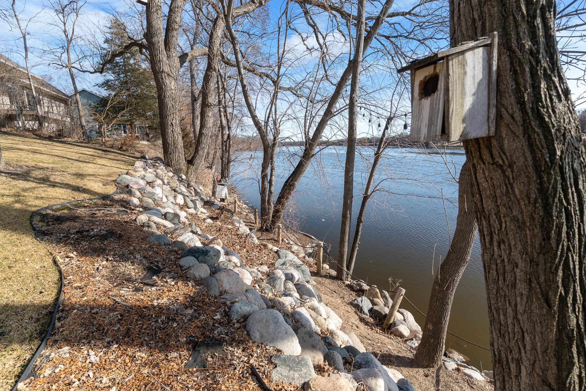 Walkway along river.