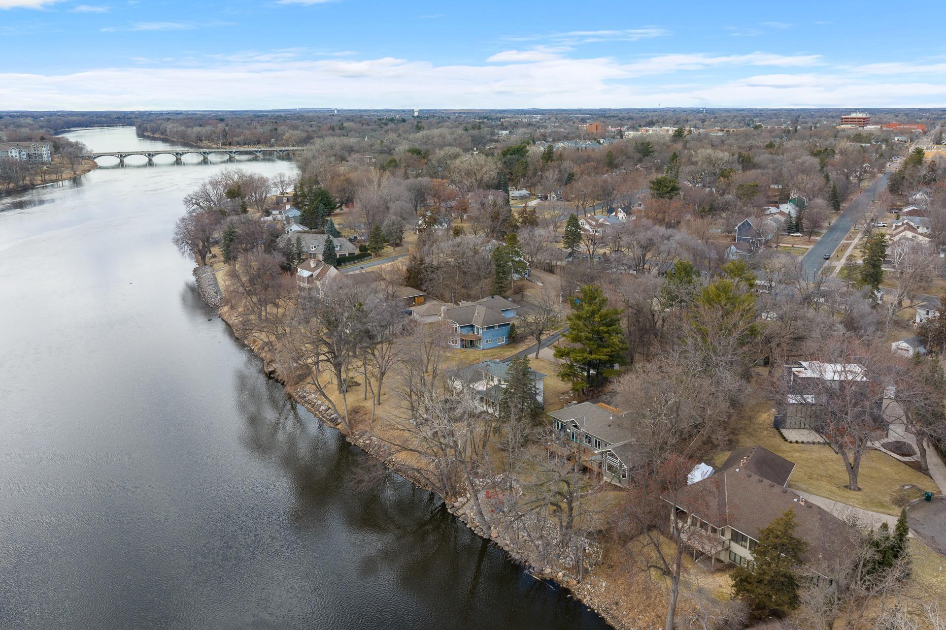 The view to the north.