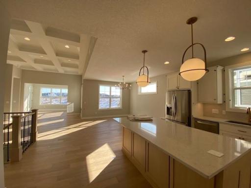 Brand New home, almost finished: Robert Thomas Homes Villa, Hurry last one! @Cook Lake Highlands! Move in end of February! Cul-de-sac, Main-level living, finished basement, 4-season porch, 3-car tandem garage! & HOA Lawn Care & Snow Removal!