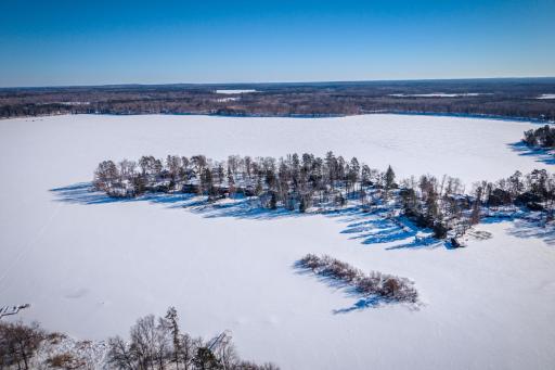 Quiet part of the lake and low traffic road, yet close to downtown Crosslake and amenities!