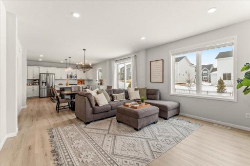 Spacious open floor plan with tons of natural light