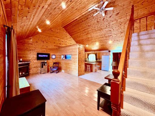 Living room to kitchen