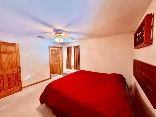 Master bedroom with private full bath