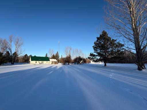 South side of home/yard