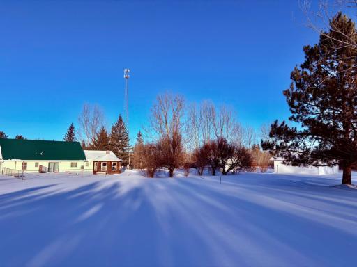 South side of property