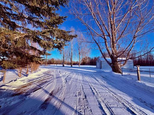 Driveway from attached garage