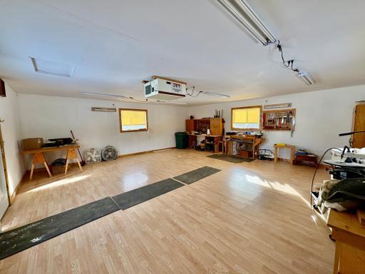 Inside 24x24 heated shop