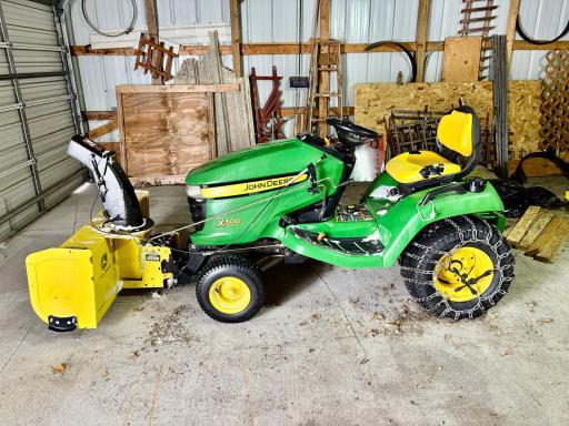 Mower/snowblower stays