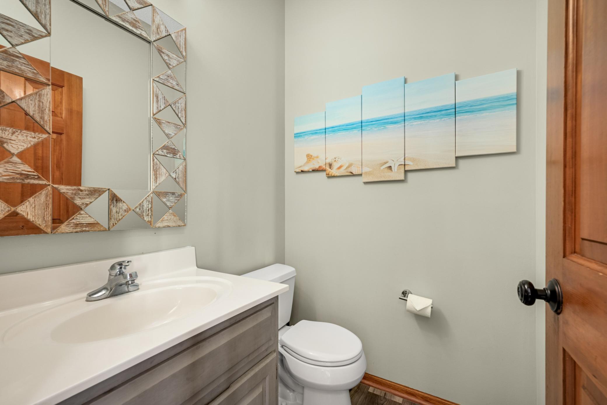 Main floor powder room