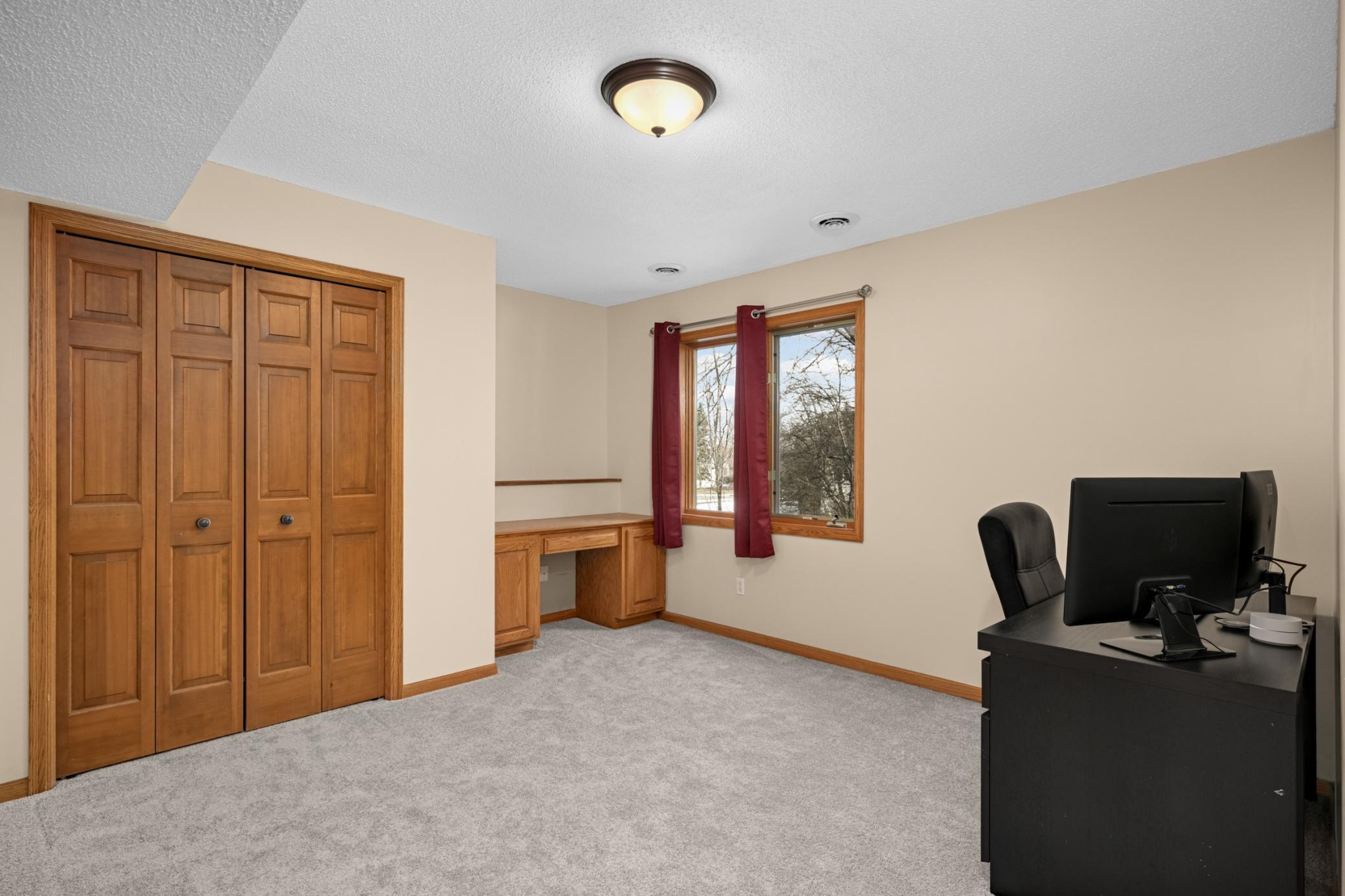 Lower level bedroom/office