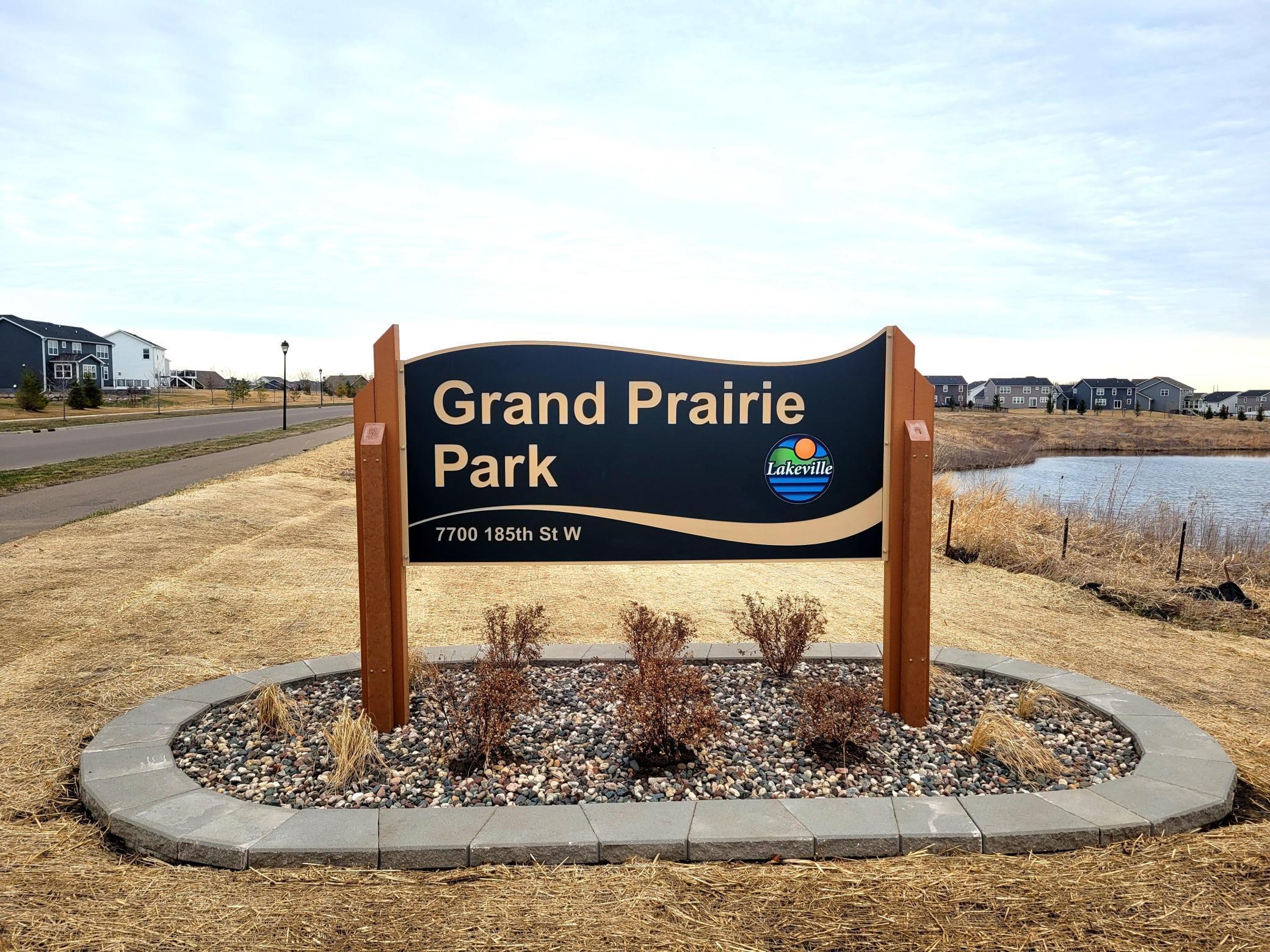 Grand Prairie Park just minutes away with open green space and recreation Lakeville MN