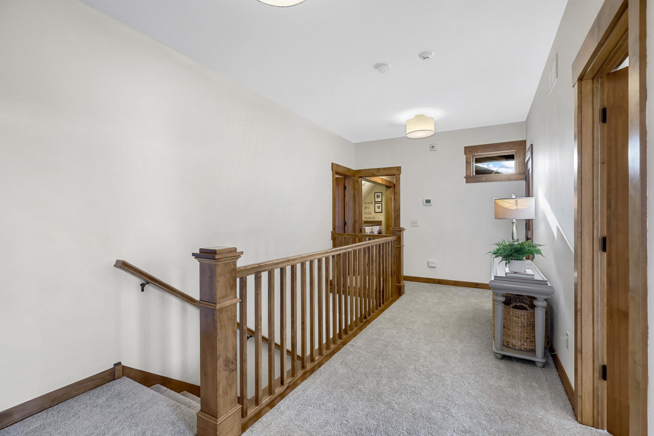 Brand new carpet on the stairs + throughout the upper level.