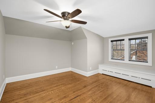A spacious fourth BR on the 3rd Floor with a large closet