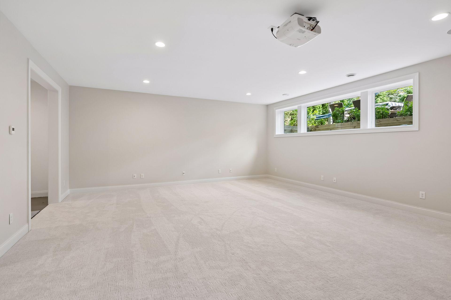 Lower level family room