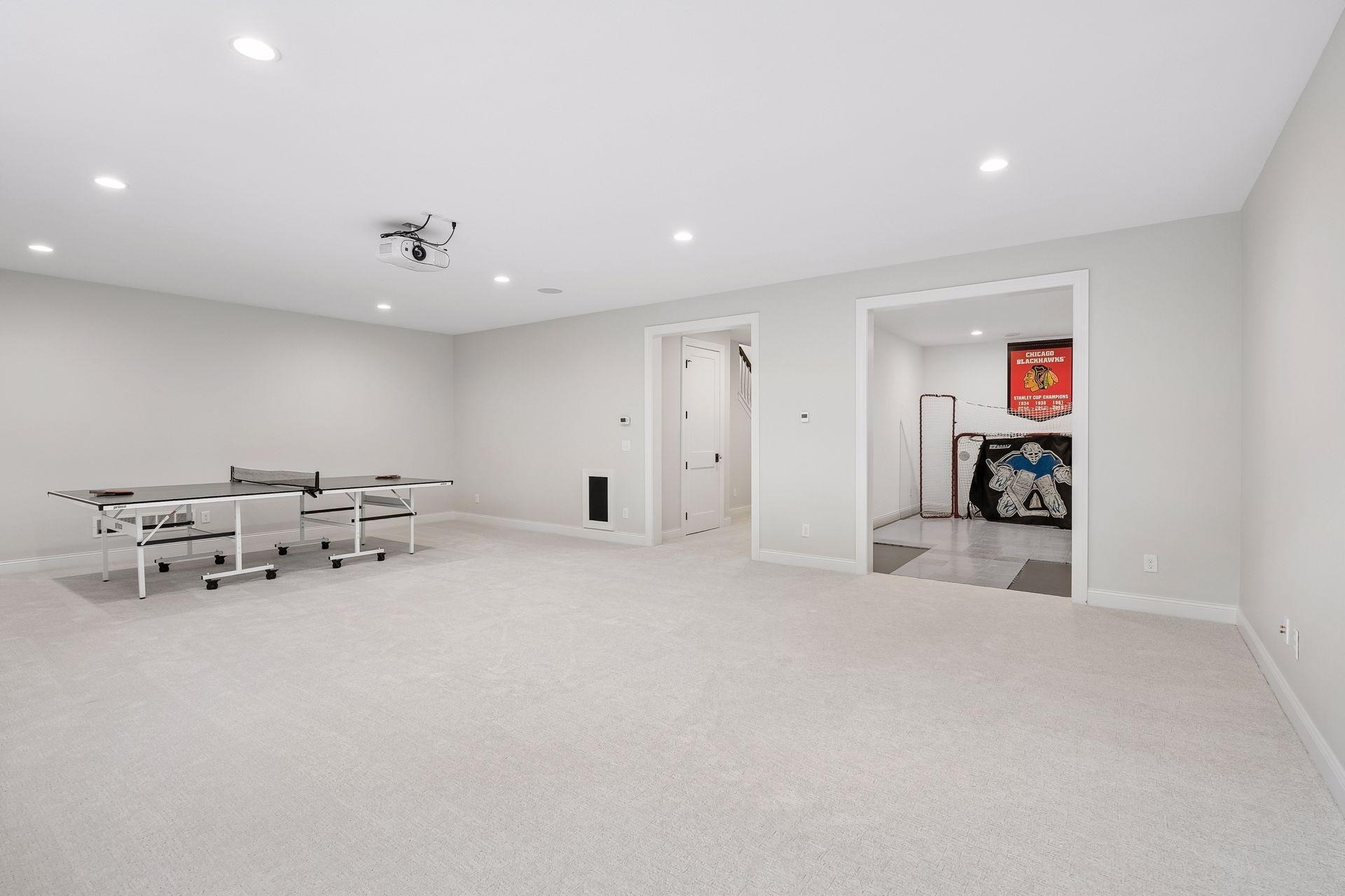 Family room/Game room and hockey room