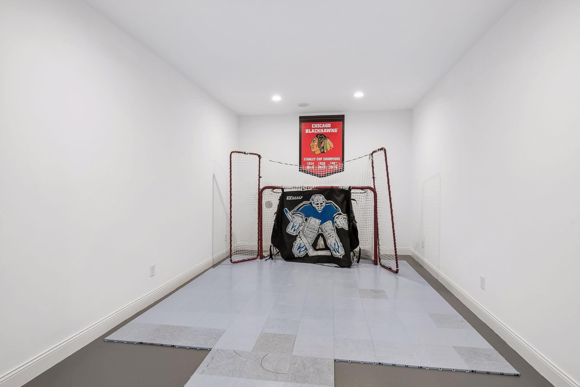 Hockey room/sport room or exercise room