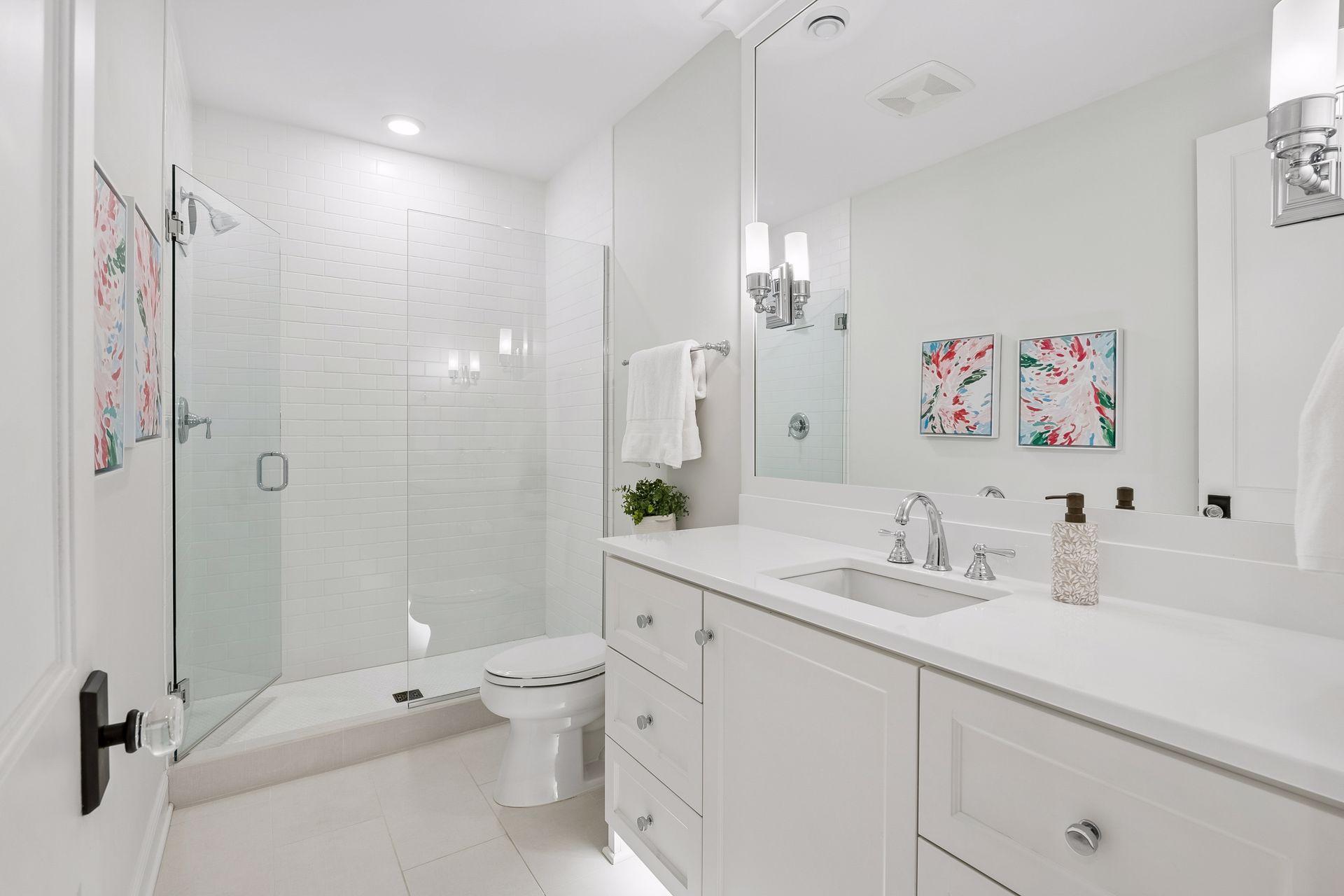 3/4 bath in the lower level