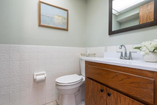 Updated finishes complement the home’s refreshed interior