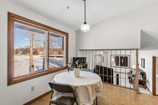 Large windows illuminate the space