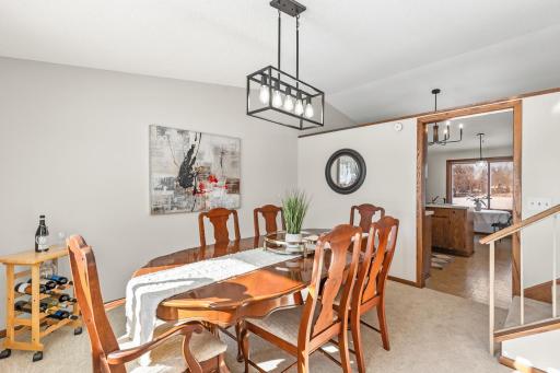 Formal dining area