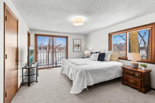 Three comfortable bedrooms, many with serene lake views