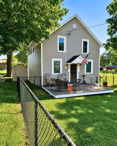 Enjoy your own fully fenced front yard with a spacious 16' x 12' composite deck for relaxing and entertaining.