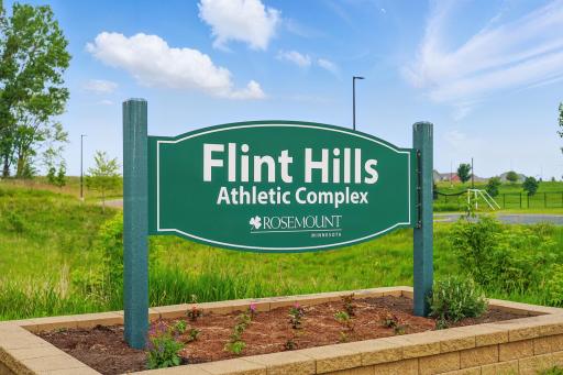 Enjoy Flint Hills Athletic Complex only 2 miles away!