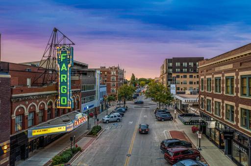 The Black Views Of The Historic Fargo Theatre