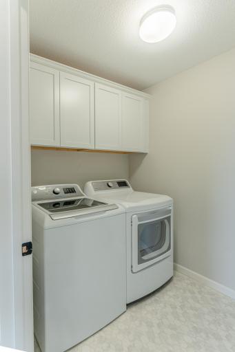 Laundry is on same level as the bedrooms.
