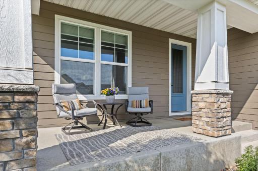 Welcoming front porch