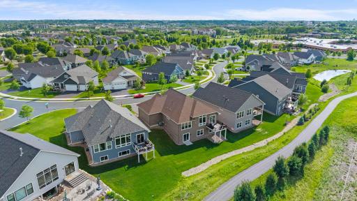 Enjoy the walkable community and beautiful surroundings
