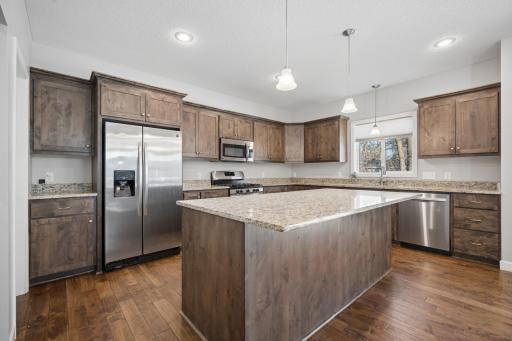 Granite, stainless, hardwood floors, and pantry (not pictured)
