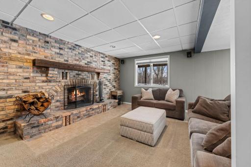 Gather around the fireplace on cold winter nights