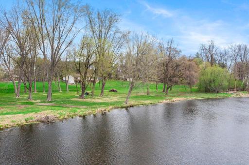 Enjoy nature in the sprawling backyard on the water