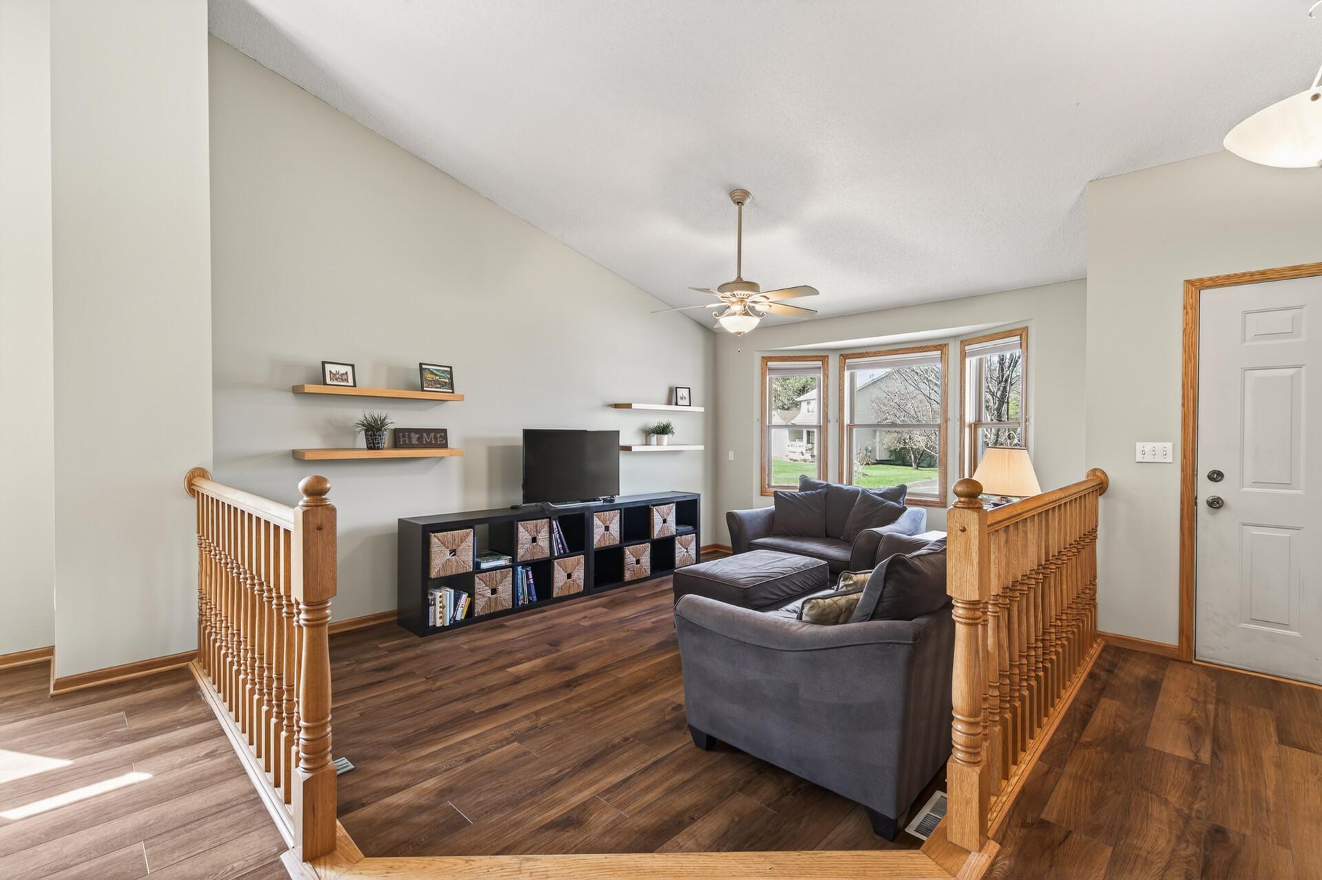 Cozy sitting area on the main level