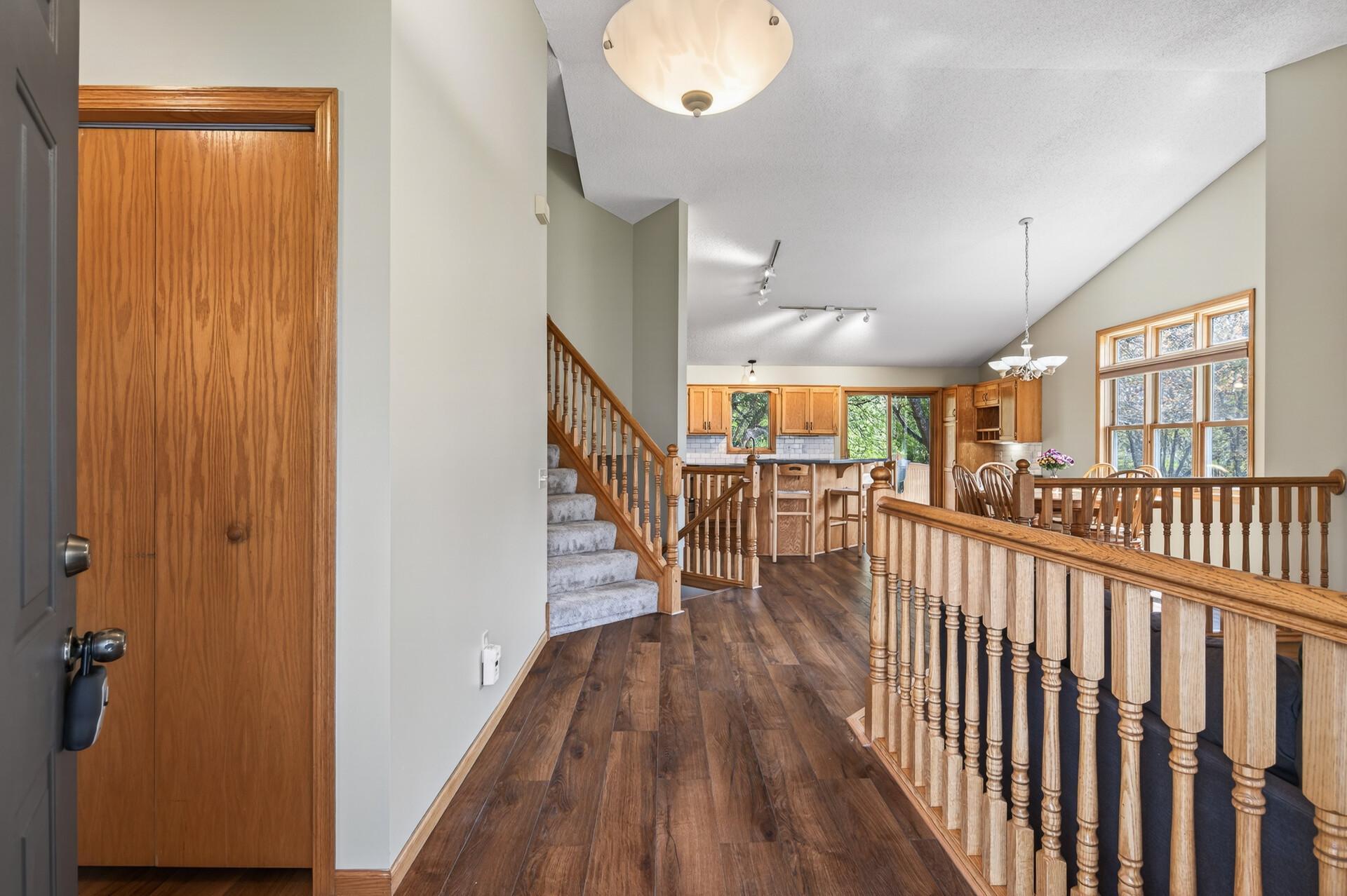 Entryway with closet