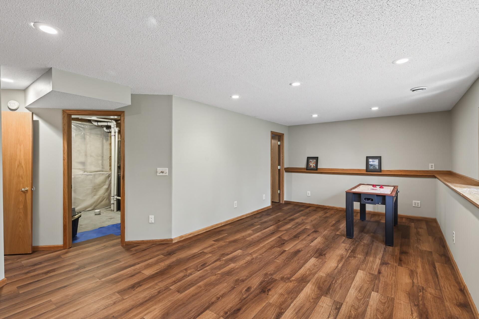 Lower level has a roughed in 3rd bathroom ready to be designed!
