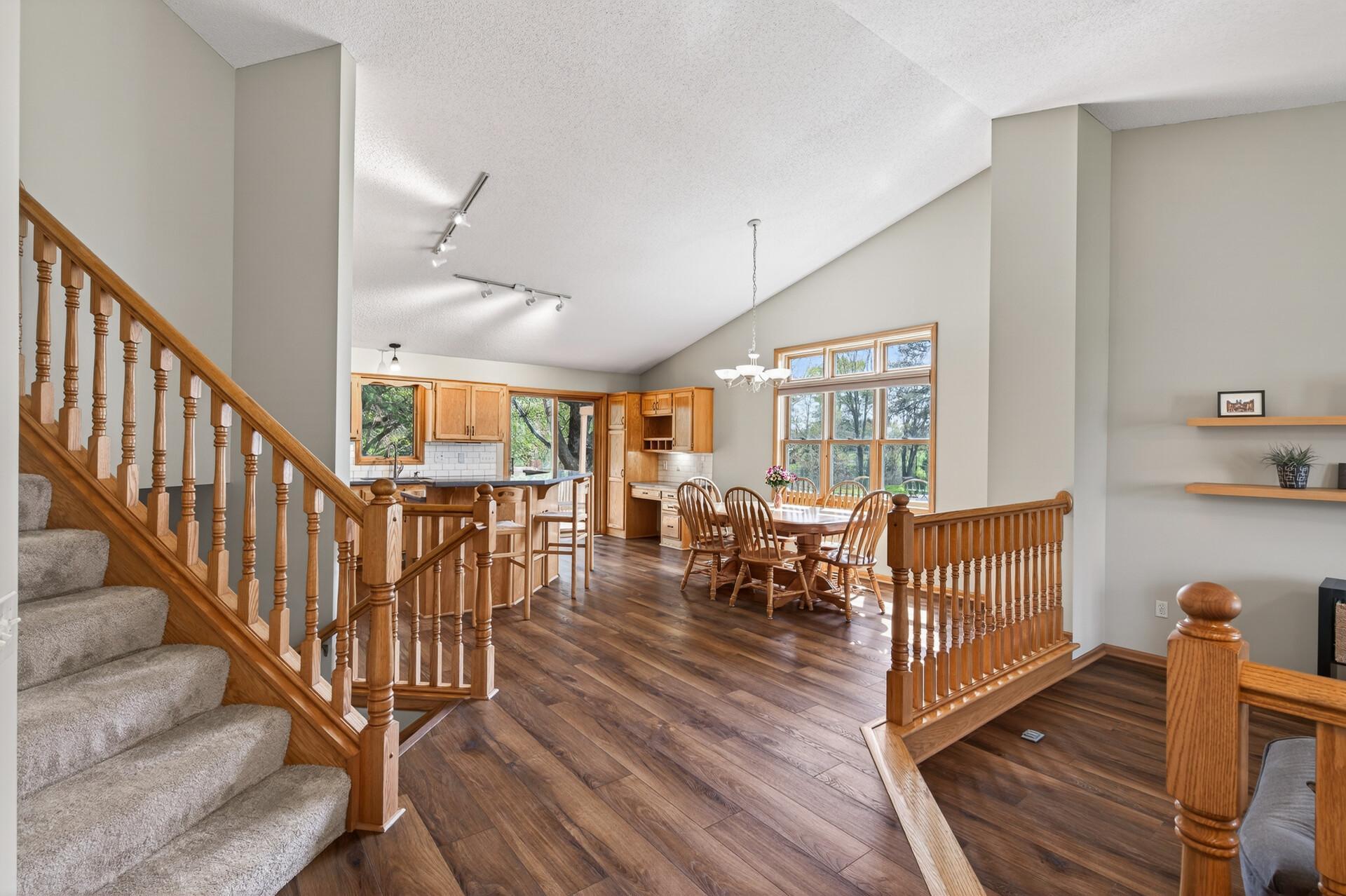 New LVP flooring and carpet throughout the home