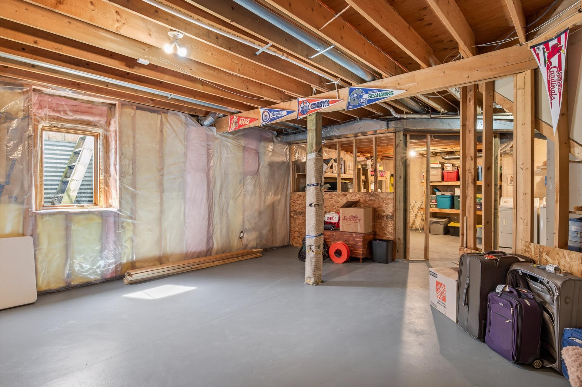 Imagine what you could do with this unfinished space!