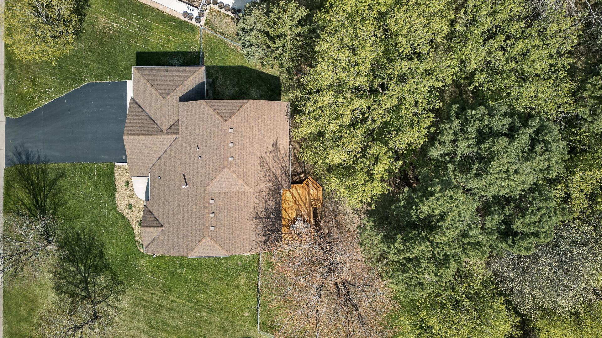 Partially fenced yard