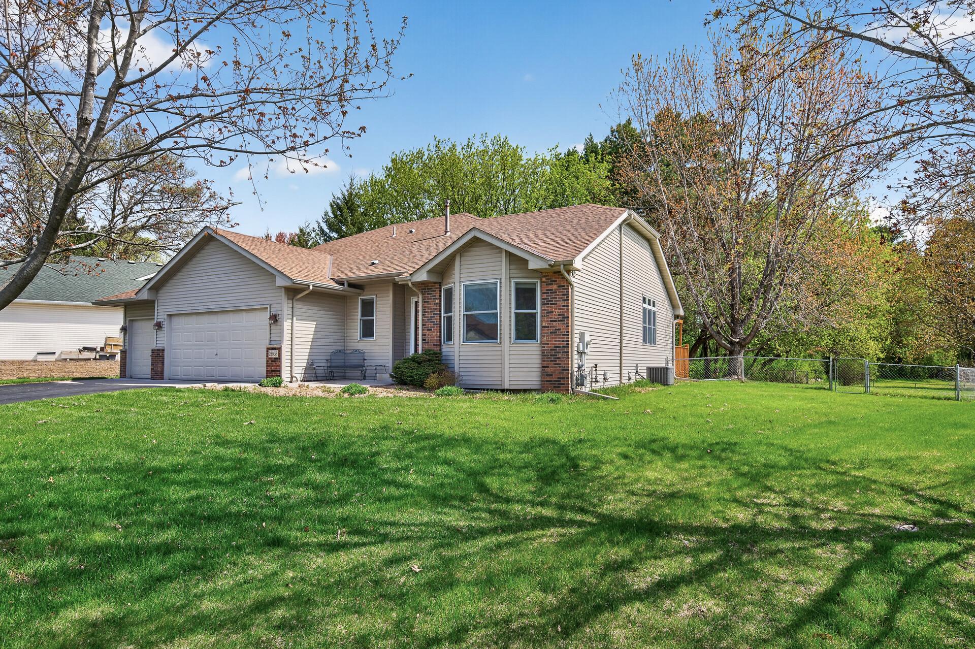 Well maintained and spacious yard