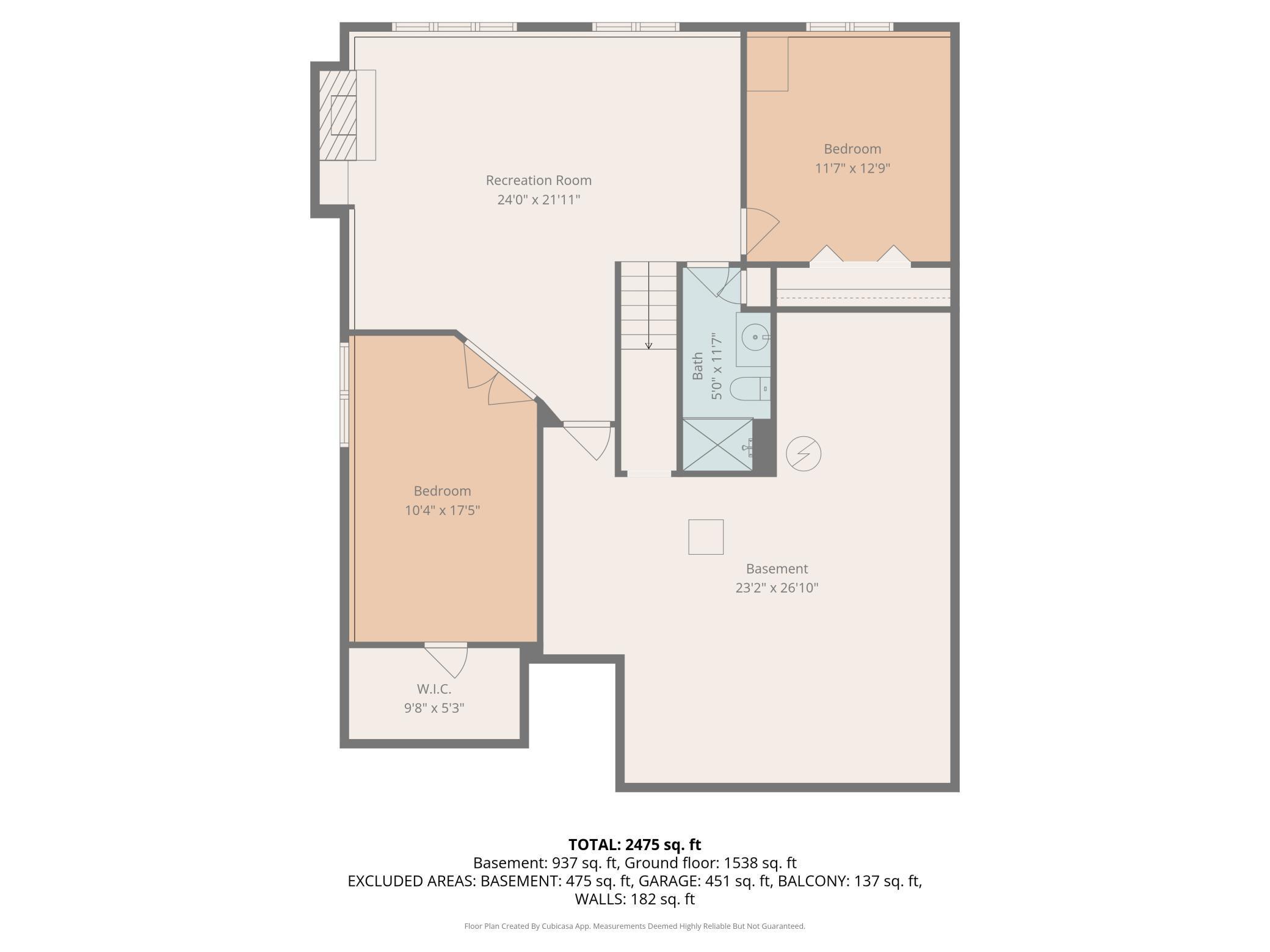 Lower Level Floorplan