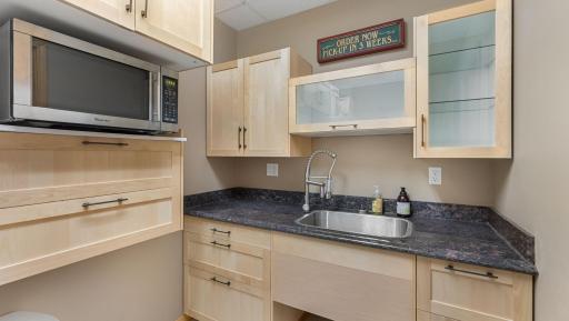 Convenient kitchenette with all the essentials.