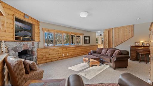 9 foot ceilings leave this space feeling very open.