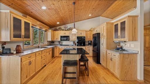 Island is both functional for every day meals and food preparation.