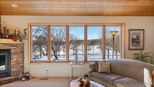 Windows allow natural light to flood this room, this view could be yours.