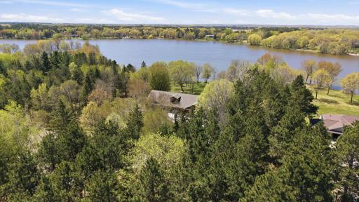Drone views highlight the propertyâs beautiful connection to the water.